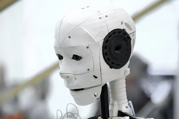 Het hoofd van de robot — Stockfoto