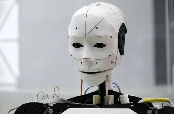 Het hoofd van de robot — Stockfoto