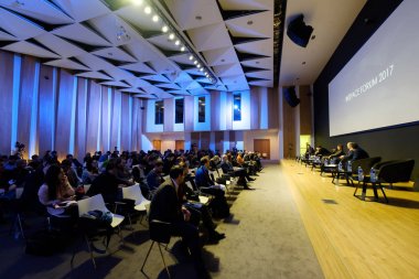 İnsanlar uzay Forum 2017 katılmak