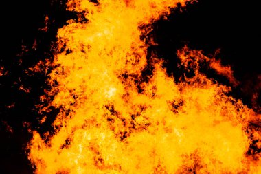 Büyük yangın alev arka plan