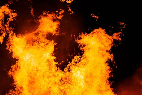Grote brand vlam achtergrond — Stockfoto