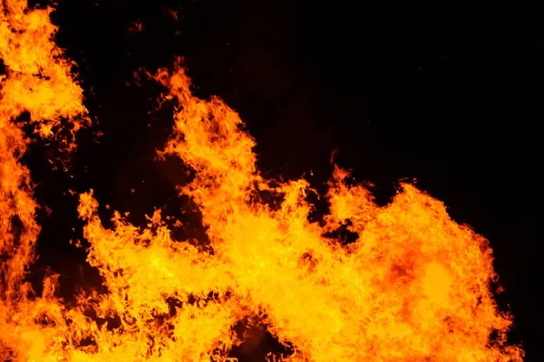 Great fire flame background — Stock Photo, Image