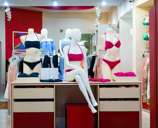 Modern lingerie shop interior — Stock Photo, Image