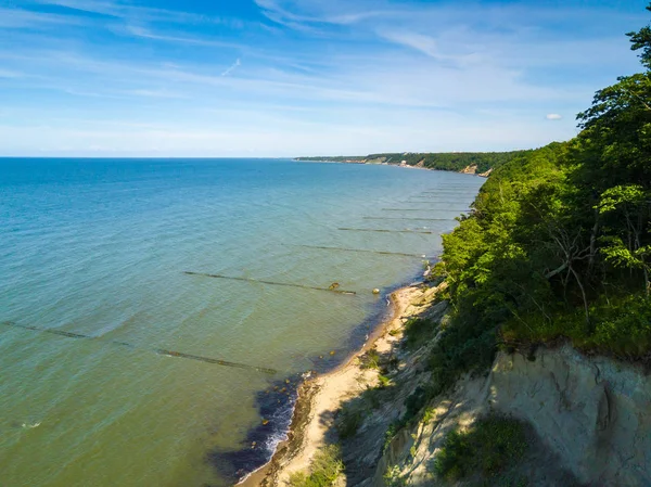 Baltic Sea shore landskap vid sommartid — Stockfoto