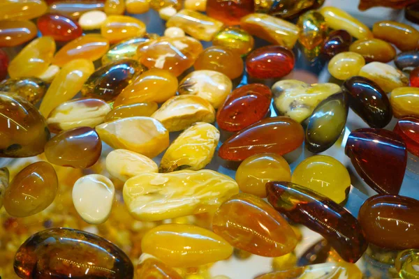 Jewelery from the Baltic amber — Stock Photo, Image