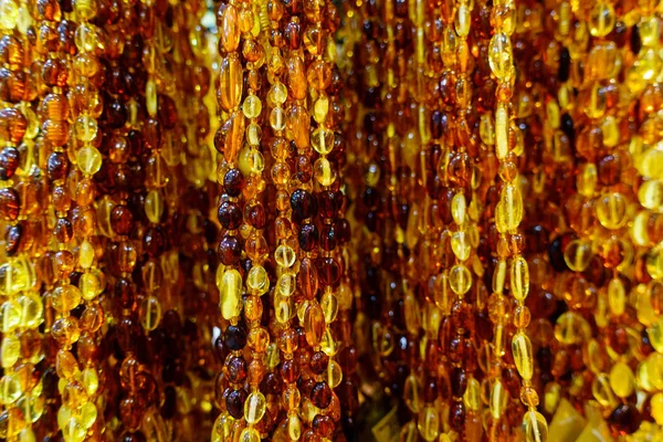 Jewelery from the Baltic amber — Stock Photo, Image