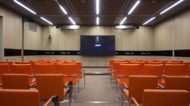 Rossiya Segodnya Rus haber ajansı konferans salonu iç