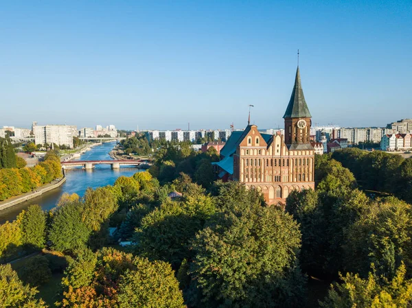 Luftbild der Kantinsel in Kaliningrad, Russland — Stockfoto