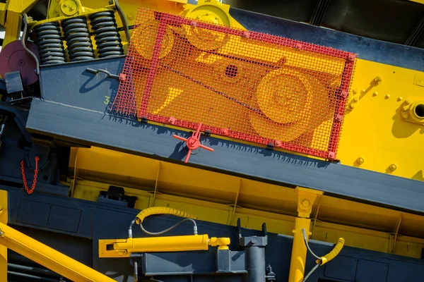 Abstract fragment of heavy machinery — Stock Photo, Image