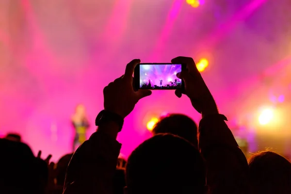 Concert visitor shoots video