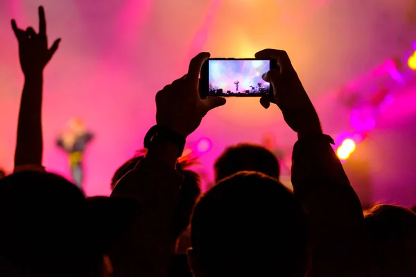 Concert visitor shoots video