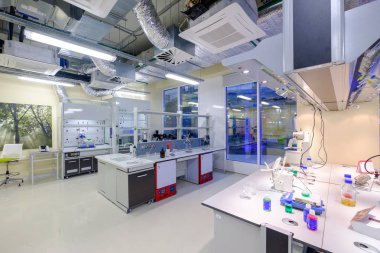 Modern Bilimsel Laboratuarı iç Skolkovo Teknopark