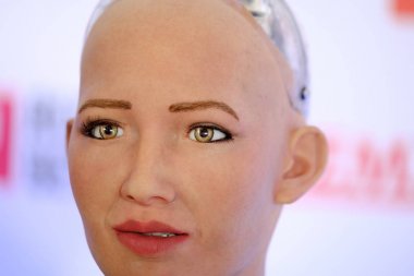 Sophia Skolokovo Teknopark, açık yenilikler Konferansı'nda insansı robot