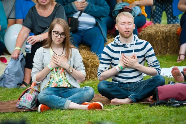 Jazzový festival v Usadba — Stock fotografie