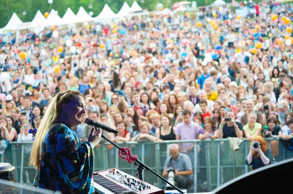 Jazzový festival v Usadba — Stock fotografie