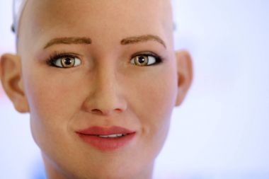 Sophia Skolokovo Teknopark, açık yenilikler Konferansı'nda insansı robot