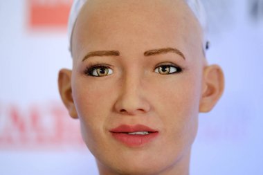Sophia Skolokovo Teknopark, açık yenilikler Konferansı'nda insansı robot
