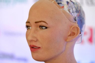 Sophia Skolokovo Teknopark, açık yenilikler Konferansı'nda insansı robot