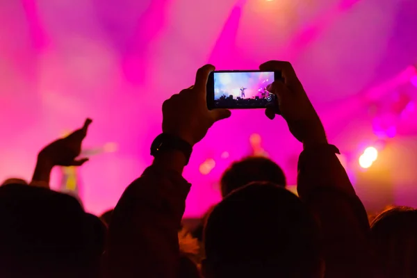 Concert visitor shoots video