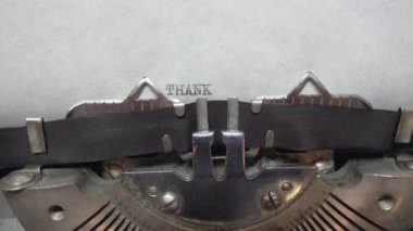 Metin ve daktiloda yazmak yazmak