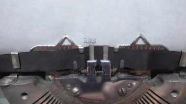 Metin ve daktiloda yazmak yazmak