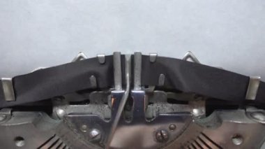 Metin ve daktiloda yazmak yazmak