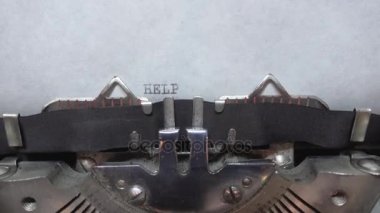 Metin ve daktiloda yazmak yazmak