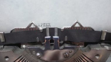 Metin ve daktiloda yazmak yazmak