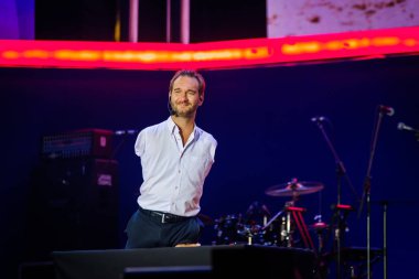 Nicholas James Vujicic konuşmak Global sinerji Forum 2017