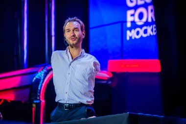Nicholas James Vujicic konuşmak Global sinerji Forum 2017
