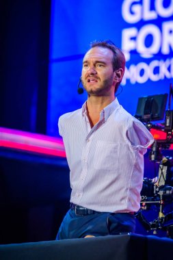 Nicholas James Vujicic konuşmak Global sinerji Forum 2017