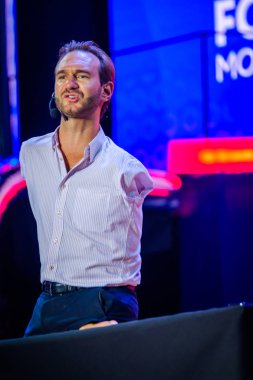 Nicholas James Vujicic konuşmak Global sinerji Forum 2017