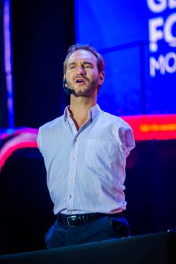 Nicholas James Vujicic konuşmak Global sinerji Forum 2017