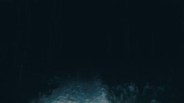 POV victime s'enfuit du maniaque dans les bois 