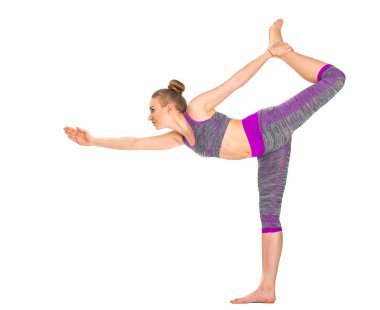 İzole Younf kadın fitness eğitmeni