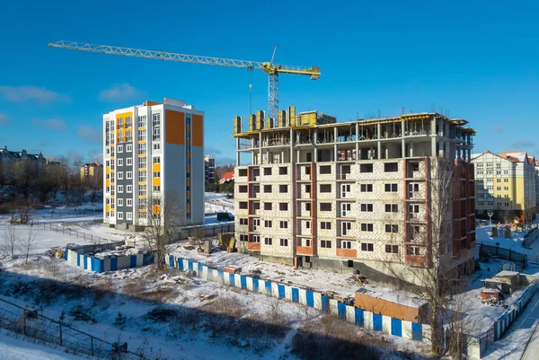 Baustelle in der Stadt — Stockfoto