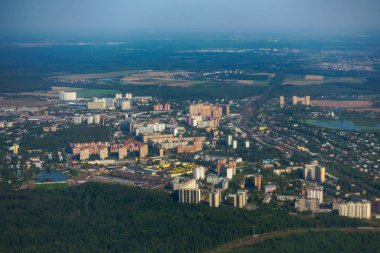 Bölge hava görünümünü çok katlı evler