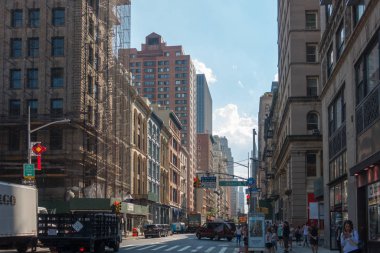 Manhattan şehir hayatında gün zaman