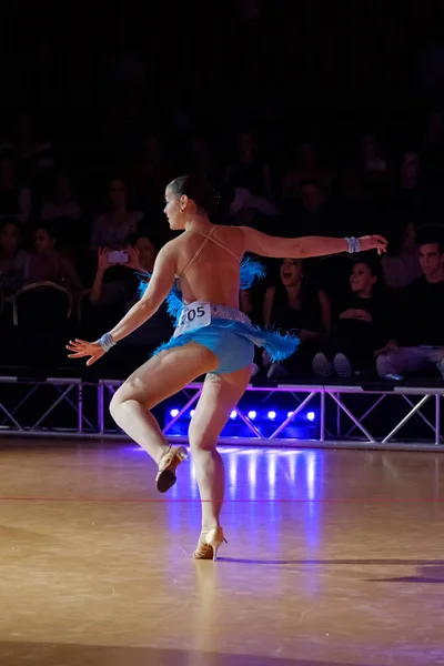 Le ballerine partecipano a concorsi di danza artistica — Foto Stock