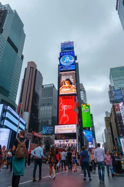 Time Square crépuscule temps paysage urbain — Photo