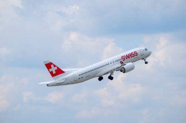 İsviçre havayolları uçak iniş gün zaman Uluslararası Havaalanı için hazırlanıyor