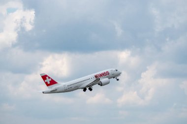 İsviçre havayolları uçak iniş gün zaman Uluslararası Havaalanı için hazırlanıyor