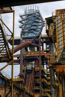 Siyah ve beyaz soyut endüstriyel arka plan