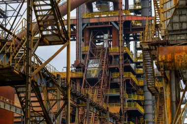 Siyah ve beyaz soyut endüstriyel arka plan