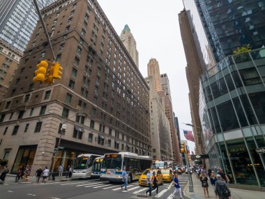 Manhattan şehir hayatında gün zaman