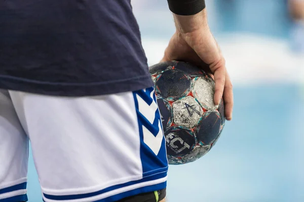 EHF Pánské Champions League 2016-17, fáze skupina (B). HC Zagreb Ppd Vs Hc Zagreb Ppd Vs Hc Celje podniku Pivovarna Laško Stock Fotografie