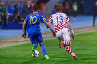 Avrupa niteleyicisi 2018 Dünya Kupası Rusya. Round 1, Grup 1 - Hırvatistan Vs Ukrayna.
