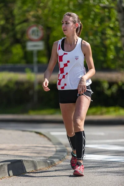 Savski Hendrix meia maratona 2017 . — Fotografia de Stock