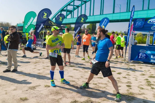 Savski Hendrix yarı maraton 2017. Stok Resim