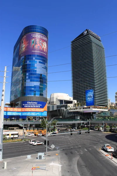 Las Vegas Juillet Famous Strip Featuring Cosmopolitan Hotel Casino July — Photo